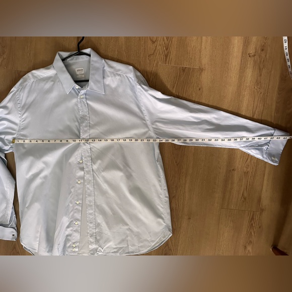 Armani Collezioni Blue Dress Shirt - Picture 8 of 8